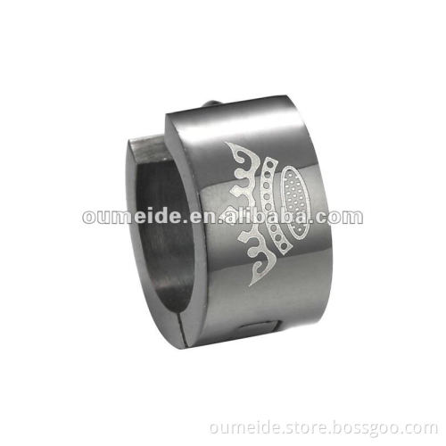 OEM/ODM Metal Factory-Wide Laser Fashion Earring